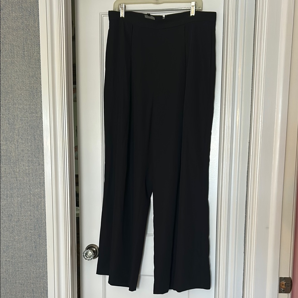 Alex Marie Black Wide-Leg Pants